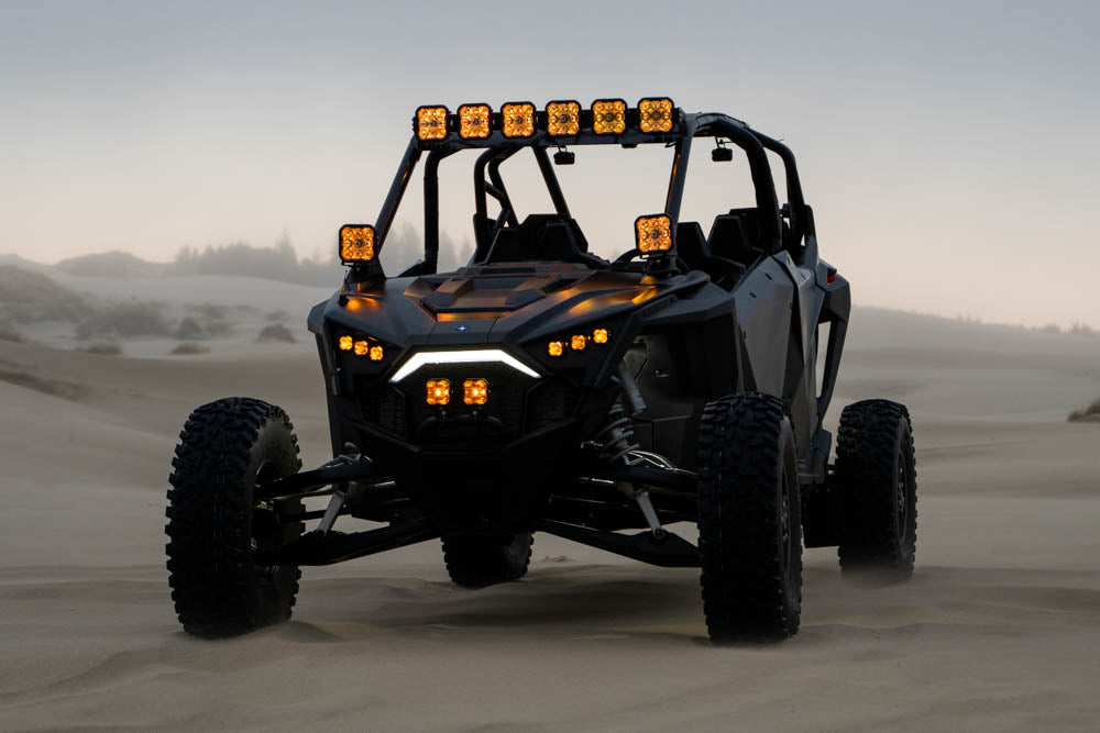 Diode Dynamics -Polaris RZR SS5 Sport CrossLink Roof Yellow Combo Lightbar Kit