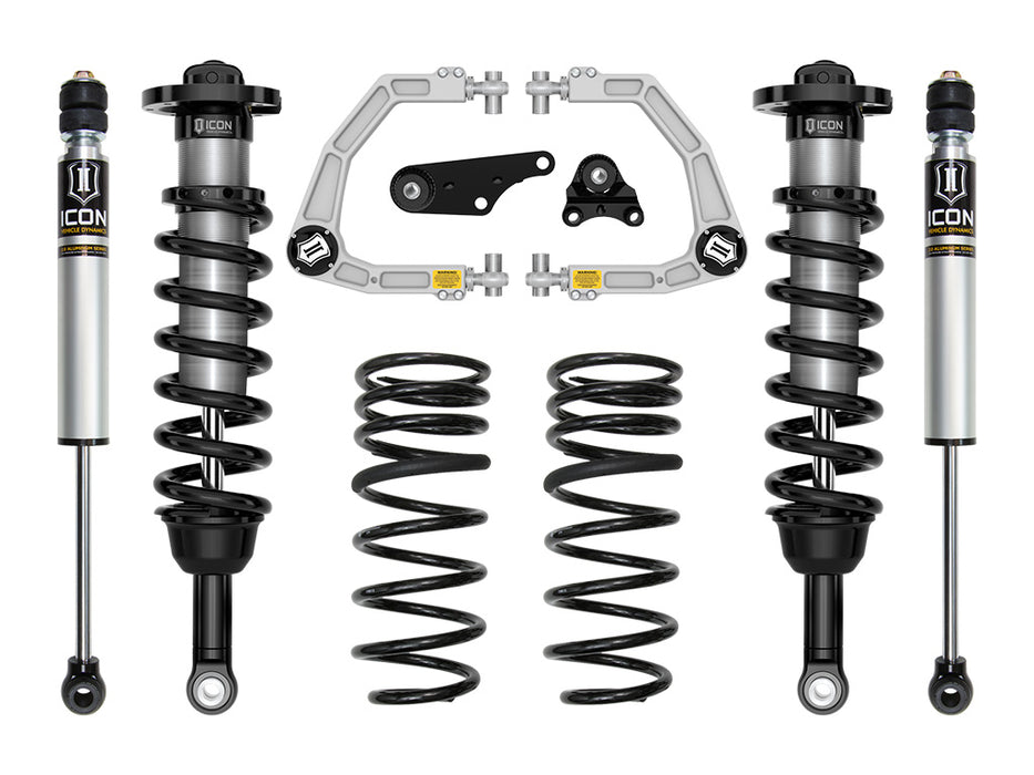 ICON 2024 Toyota Tacoma 1.25-3" Lift Stage 2 Suspension System Billet UCA W/ Triple Rate Rear Springs