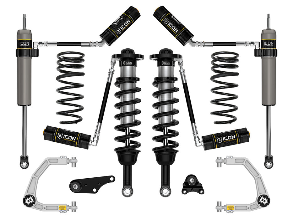 ICON 2024 Toyota Tacoma 1.25-3" Lift Stage 4 Suspension System Billet UCA W/ Triple Rate Rear Springs