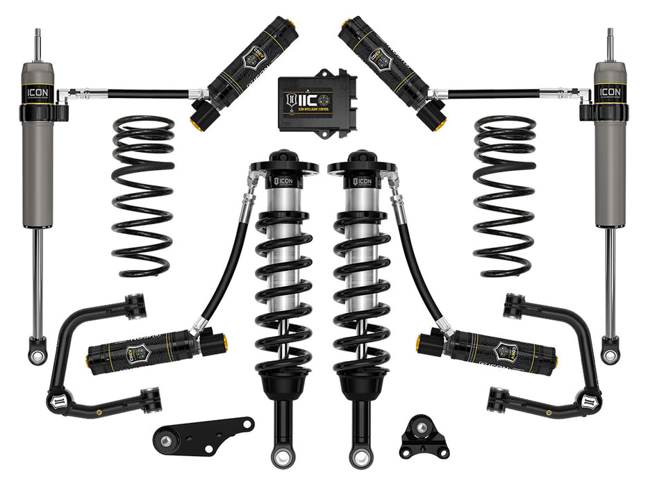 ICON 2024 Toyota Tacoma 1.25-3" Lift Stage 6 Suspension System Tubular UCA W/ Triple Rate Rear Springs