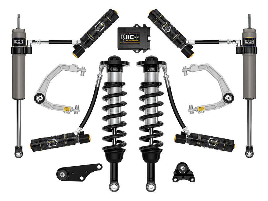 ICON 2024 Toyota Tacoma 1.25-3" Lift Stage 6 Suspension System Billet UCA