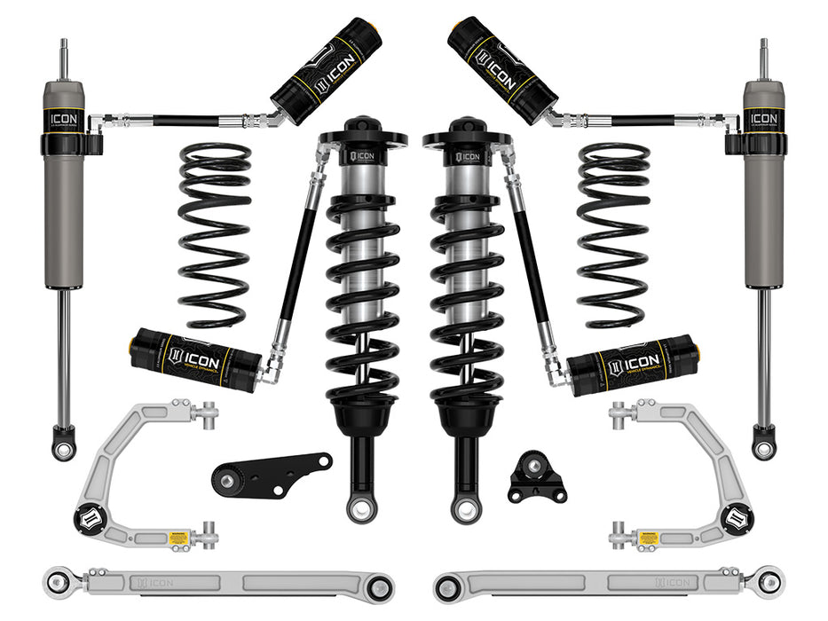 ICON 2024 Toyota Tacoma 1.25-3" Lift Stage 7 Suspension System Billet UCA W/ Triple Rate Rear Springs