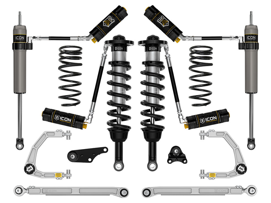 ICON 2024 Toyota Tacoma 1.25-3" Lift Stage 8 Suspension System Billet UCA W/ Triple Rate Rear Springs
