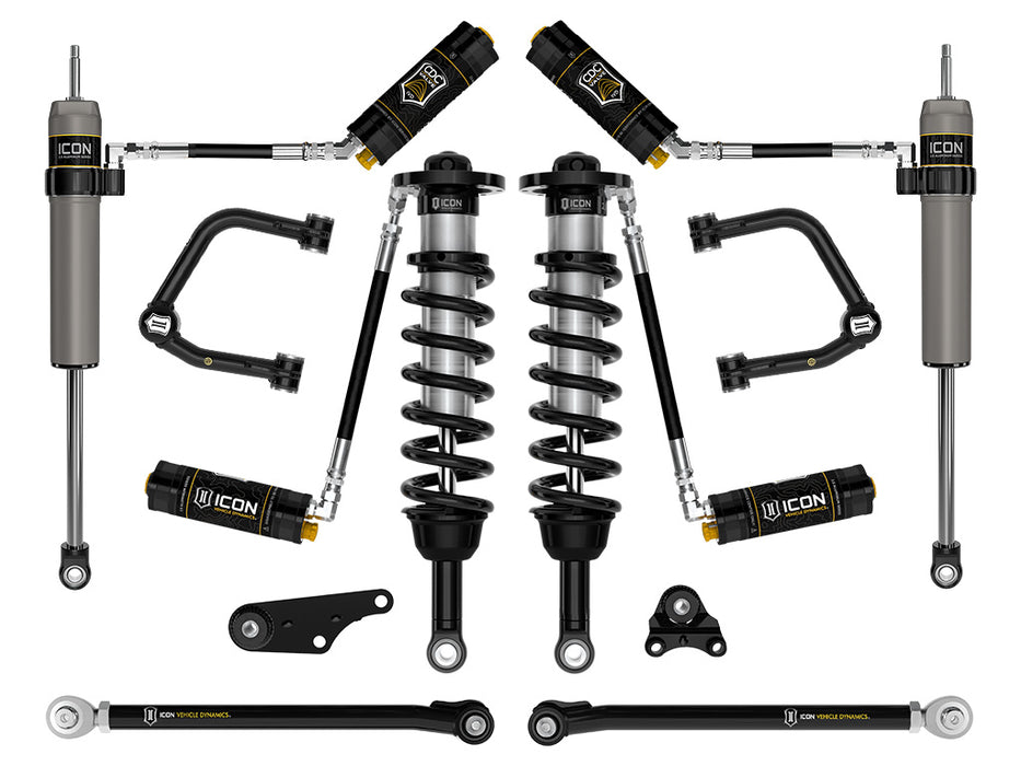 ICON 2024 Toyota Tacoma 1.25-3" Lift Stage 8 Suspension System Tubular UCA