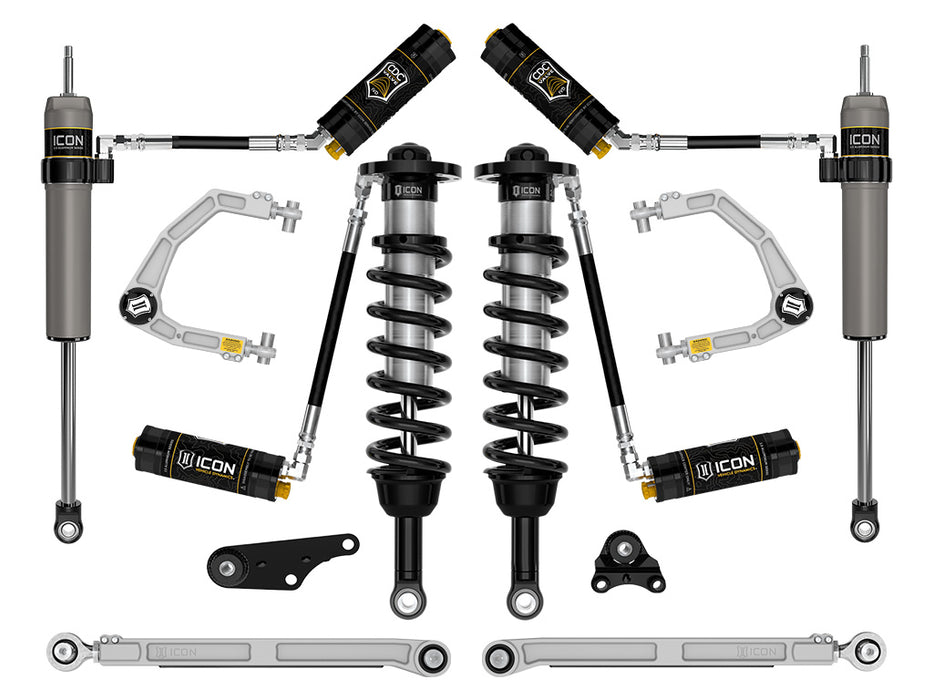 ICON 2024 Toyota Tacoma 1.25-3" Lift Stage 8 Suspension System Billet UCA