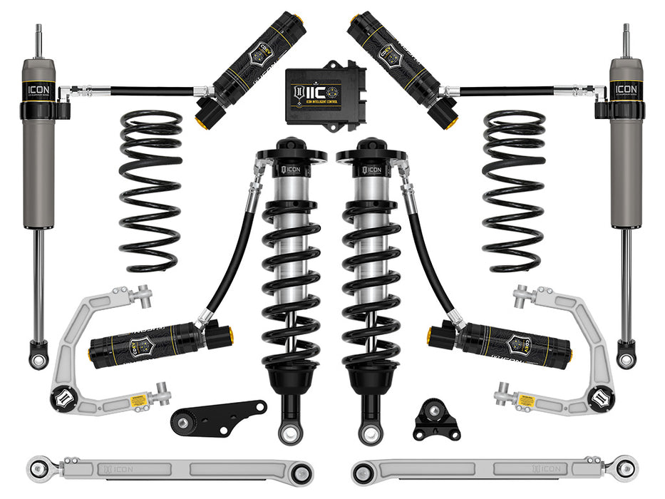 ICON 2024 Toyota Tacoma 1.25-3" Lift Stage 10 Suspension System Billet UCA W/ Triple Rate Rear Springs