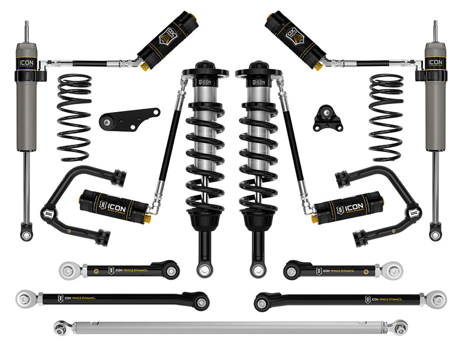 ICON 2024 Toyota Tacoma 1.25-3" Lift Stage 11 Suspension System Tubular UCA