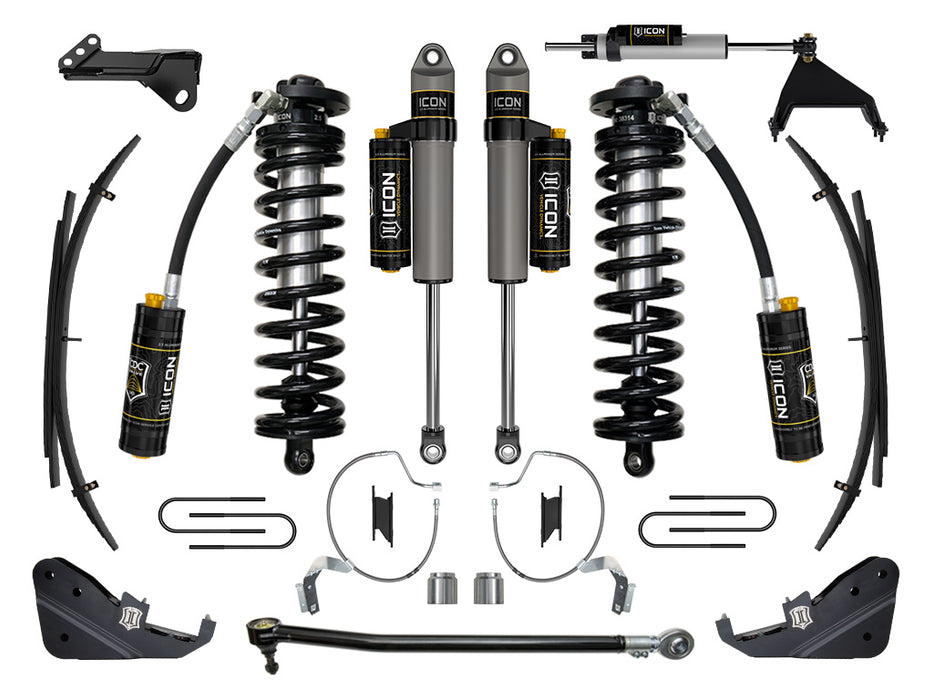 ICON 2023 Ford F-250/F-350 Super Duty 4WD 4-5.5" Lift Stage 5 Coilover Conversion System W/ Expansion Packs