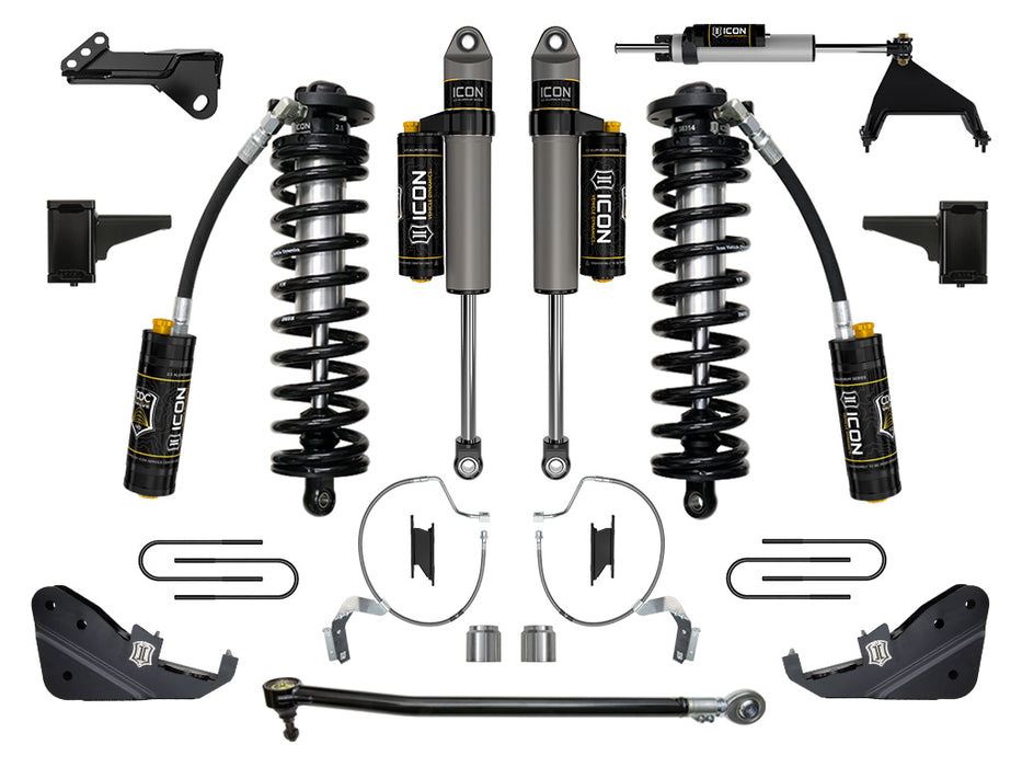 ICON 2023 Ford F-250/F-350 Super Duty 4WD 4-5.5" Lift Stage 5 Coilover Conversion System