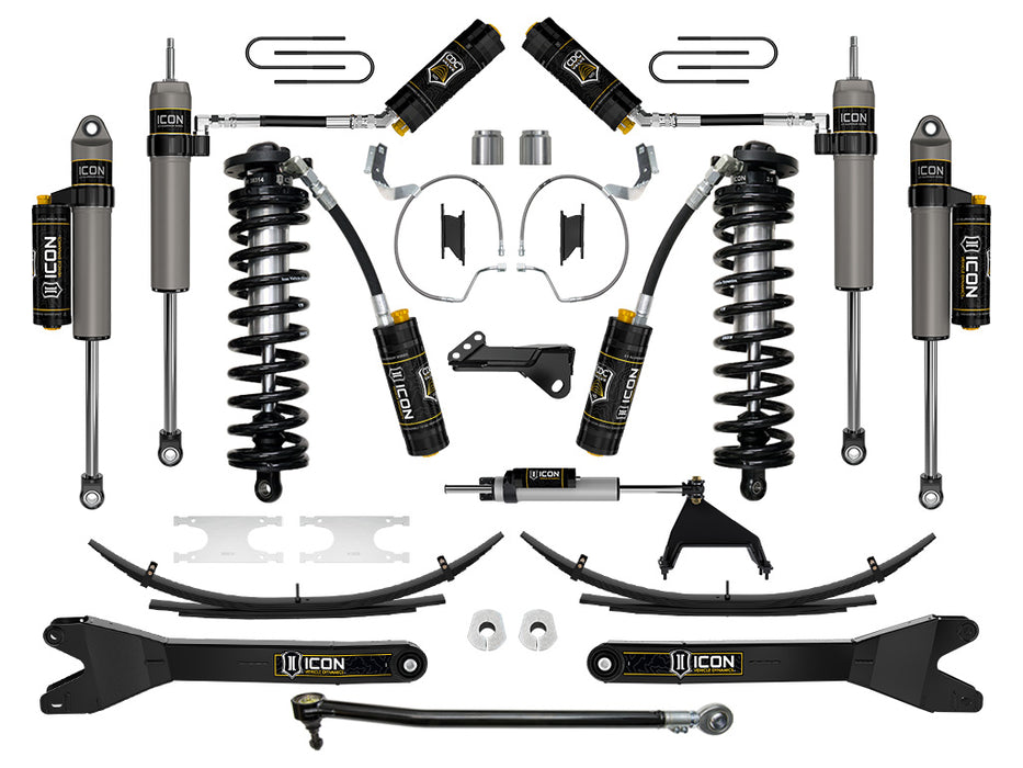 ICON 2023 Ford F-250/F-350 Super Duty 4WD 4-5.5" Lift Stage 7 Coilover Conversion System W/ Radius Arms & Expansion Packs