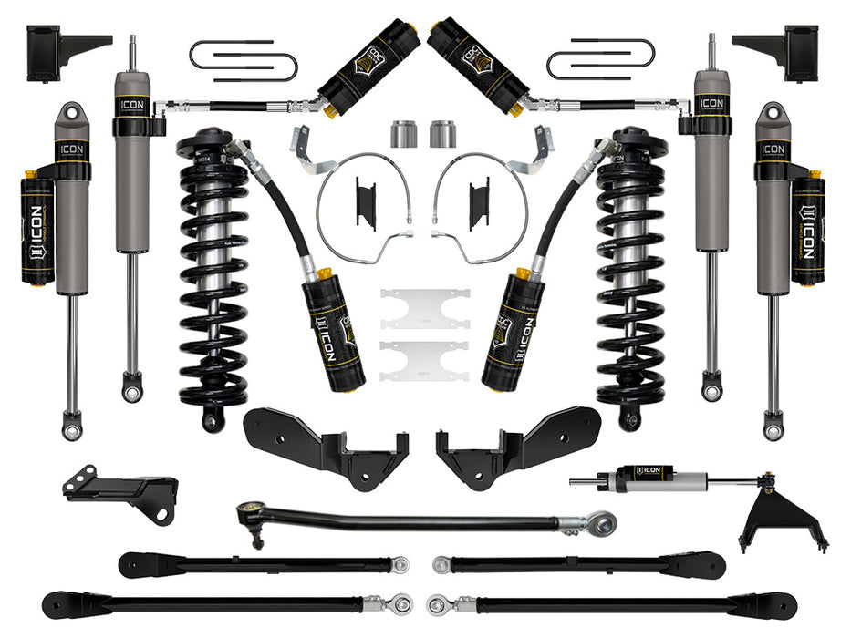 ICON 2023 Ford F-250/F-350 Super Duty 4WD 4-5.5" Lift Stage 7 Coilover Conversion System