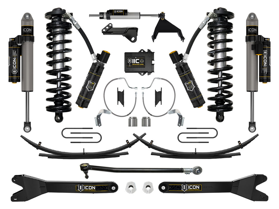 ICON 2023 Ford F-250/F-350 Super Duty 4WD 4-5.5" Lift Stage 8 Coilover Conversion System W/ Radius Arms & Expansion Packs
