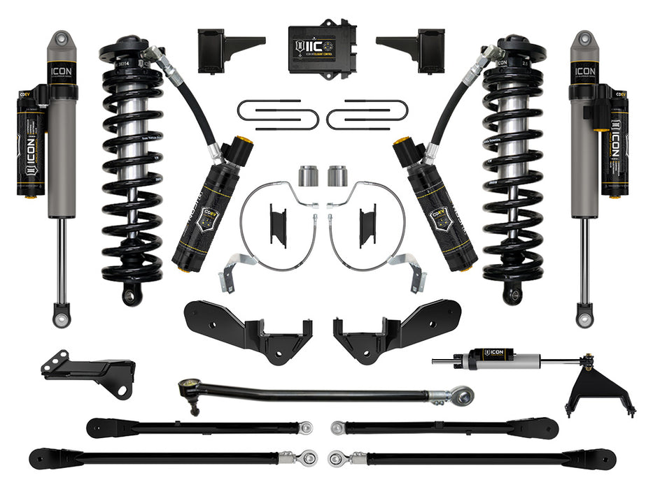 ICON 2023 Ford F-250/F-350 Super Duty 4WD 4-5.5" Lift Stage 8 Coilover Conversion System