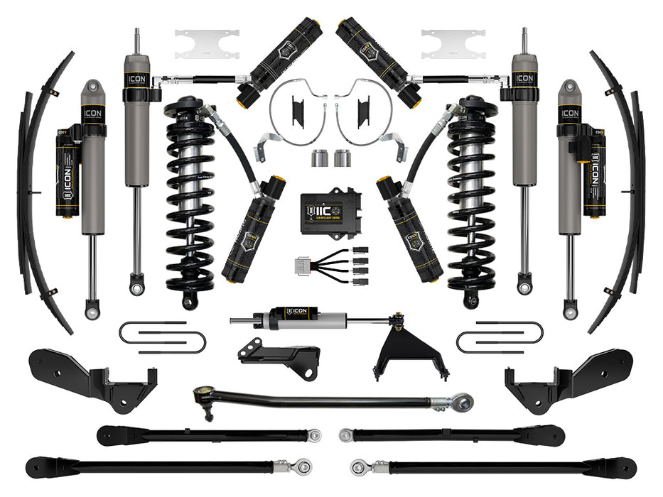 ICON 2023 Ford F-250/F-350 Super Duty 4WD 4-5.5" Lift Stage 9 Coilover Conversion System W/ Expansion Packs