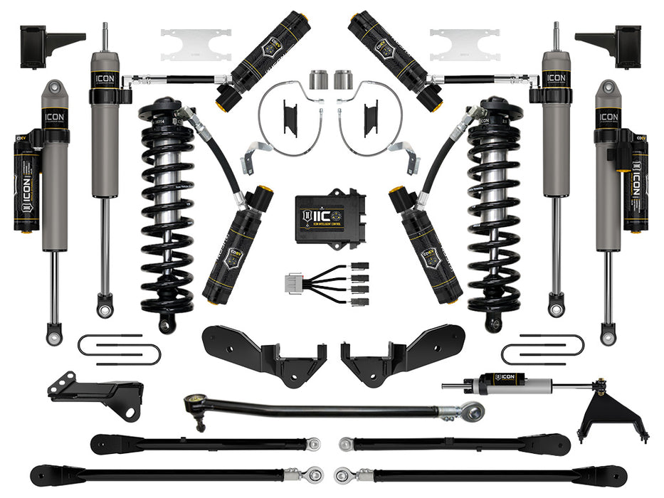 ICON 2023 Ford F-250/F-350 Super Duty 4WD 4-5.5" Lift Stage 9 Coilover Conversion System