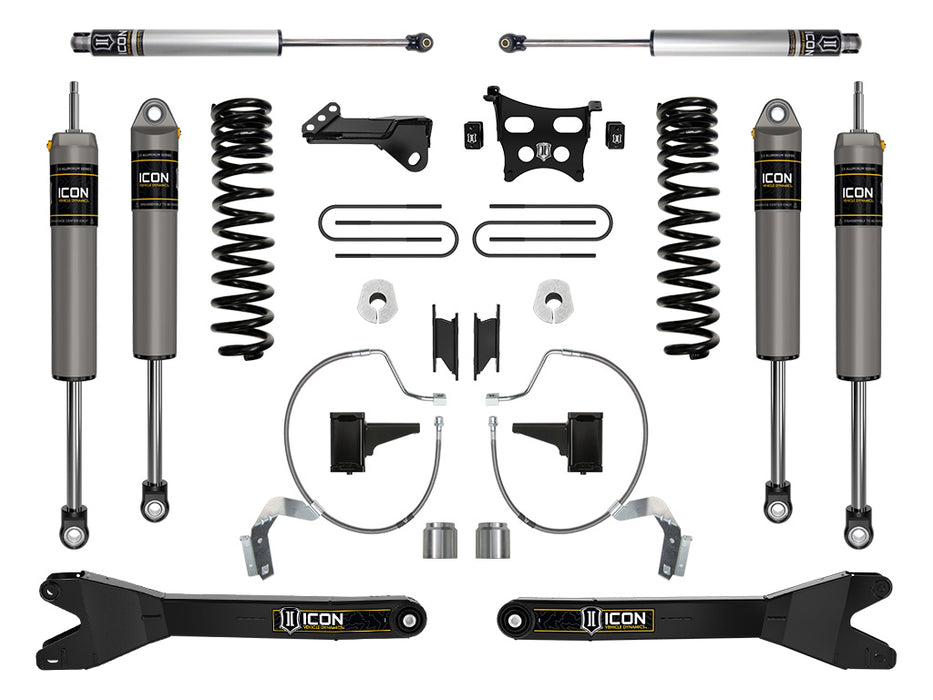 ICON 2023 Ford F-250/F-350 Super Duty 4WD Gas 4.5" Lift Stage 3 Suspension System W/ Radius Arms