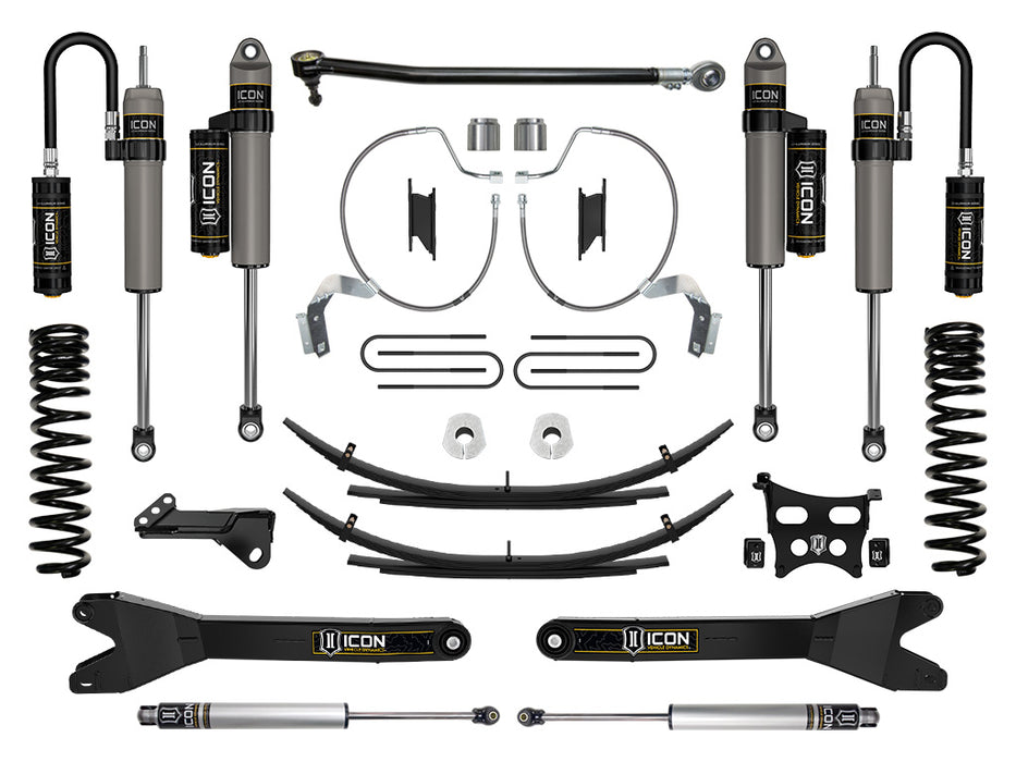 ICON 2023 Ford F-250/F-350 Super Duty 4WD Gas 4.5" Lift Stage 4 Suspension System W/ Radius Arms & Expansion Packs