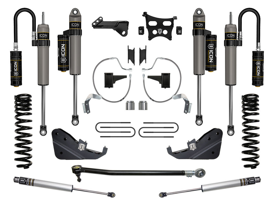 ICON 2023 Ford F-250/F-350 Super Duty 4WD Gas 4.5" Lift Stage 4 Suspension System