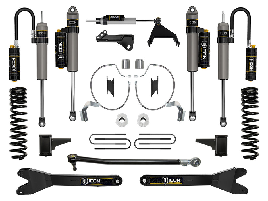 ICON 2023 Ford F-250/F-350 Super Duty 4WD Gas 4.5" Lift Stage 5 Suspension System W/ Radius Arms