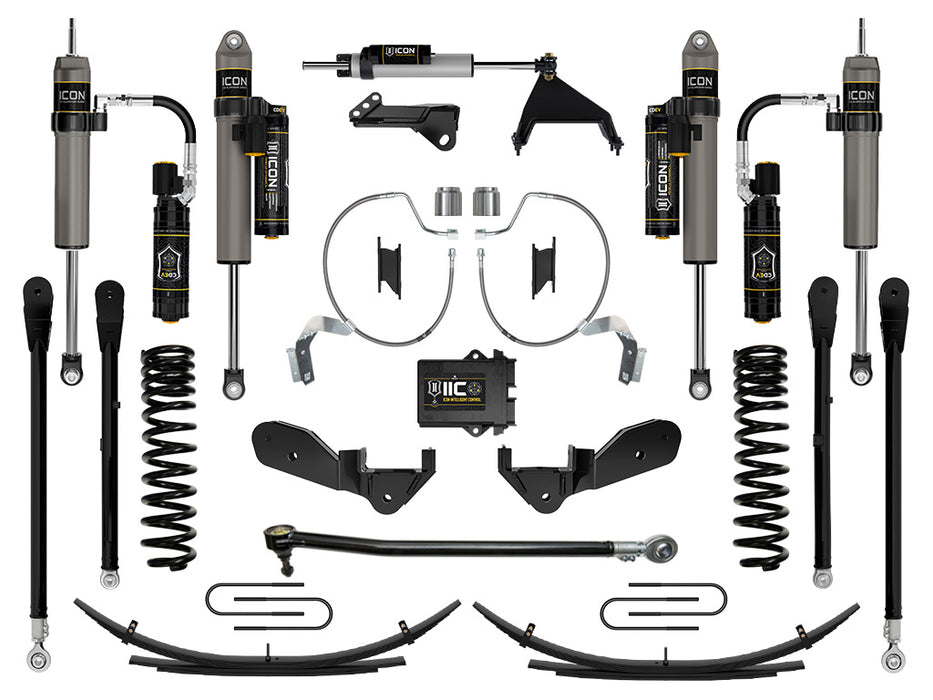 ICON 2023 Ford F-250/F-350 Super Duty 4WD Gas 4.5" Lift Stage 8 Suspension System W/ Expansion Packs