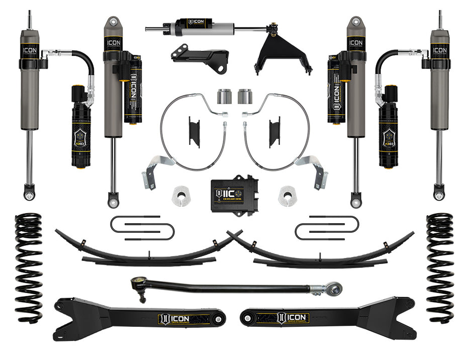 ICON 2023 Ford F-250/F-350 Super Duty 4WD Gas 4.5" Lift Stage 8 Suspension System W/ Radius Arms & Expansion Packs