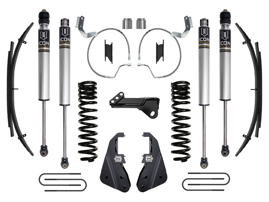 ICON 2023 Ford F-250/F-350 Super Duty 4WD Diesel 4.5" Lift Stage 1 Suspension System W/ Expansion Packs