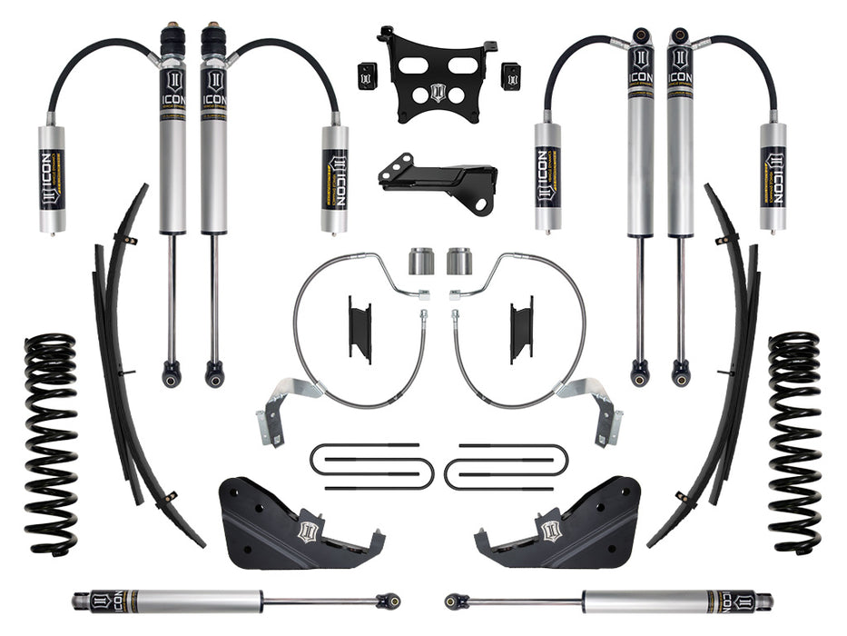 ICON 2023 Ford F-250/F-350 Super Duty 4WD Diesel 4.5" Lift Stage 2 Suspension System W/ Expansion Packs