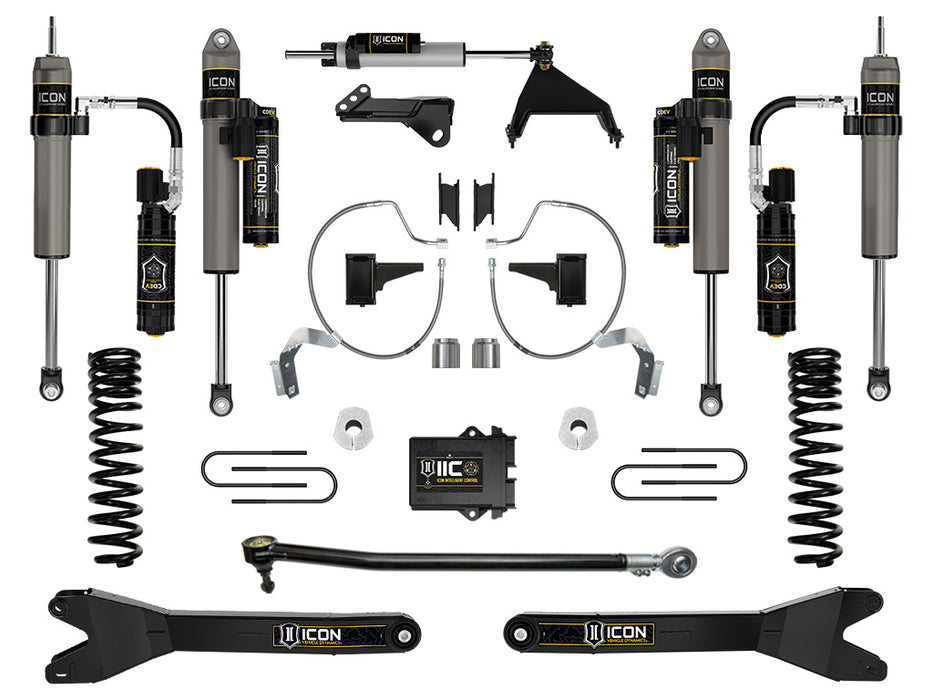 ICON 2023 Ford F-250/F-350 Super Duty 4WD Diesel 4.5" Lift Stage 8 Suspension System W/ Radius Arms