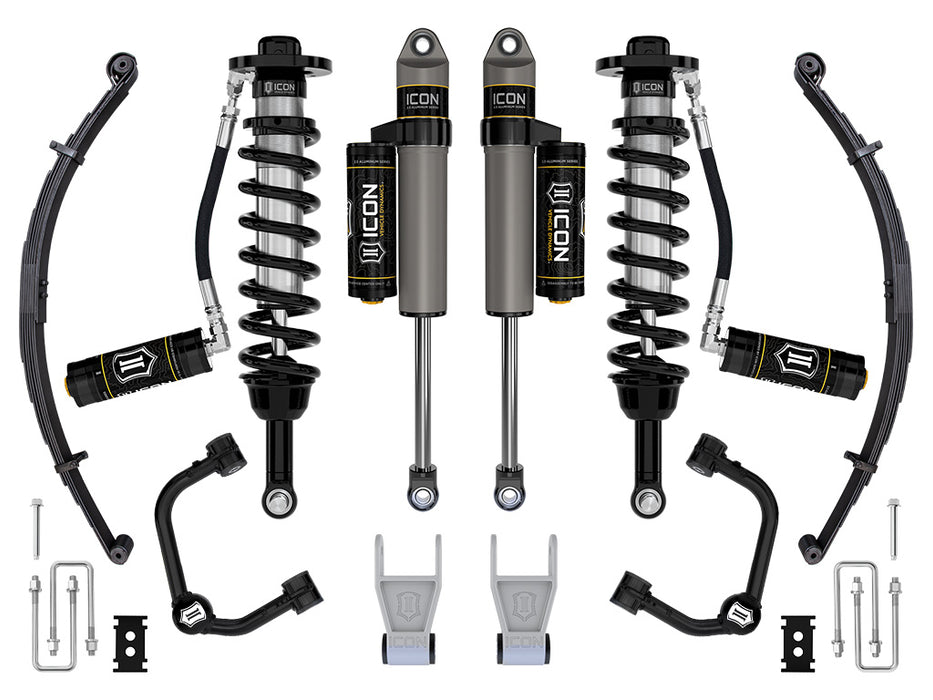 ICON 2021-2023 Ford F-150 Tremor 2.5-3" Lift Stage 3 Suspension System Tubular UCA W/ Leaf Packs
