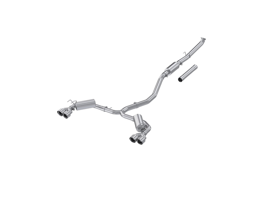 MBRP Exhaust 3in. Cat Back; 2.5in Dual Split Rear; AL