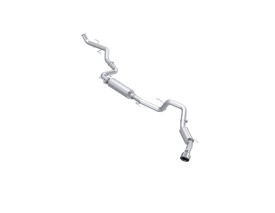 MBRP Exhaust T304 Stainless Steel 3 Inch Cat-Back Single Side Exhaust With Polished Tip.