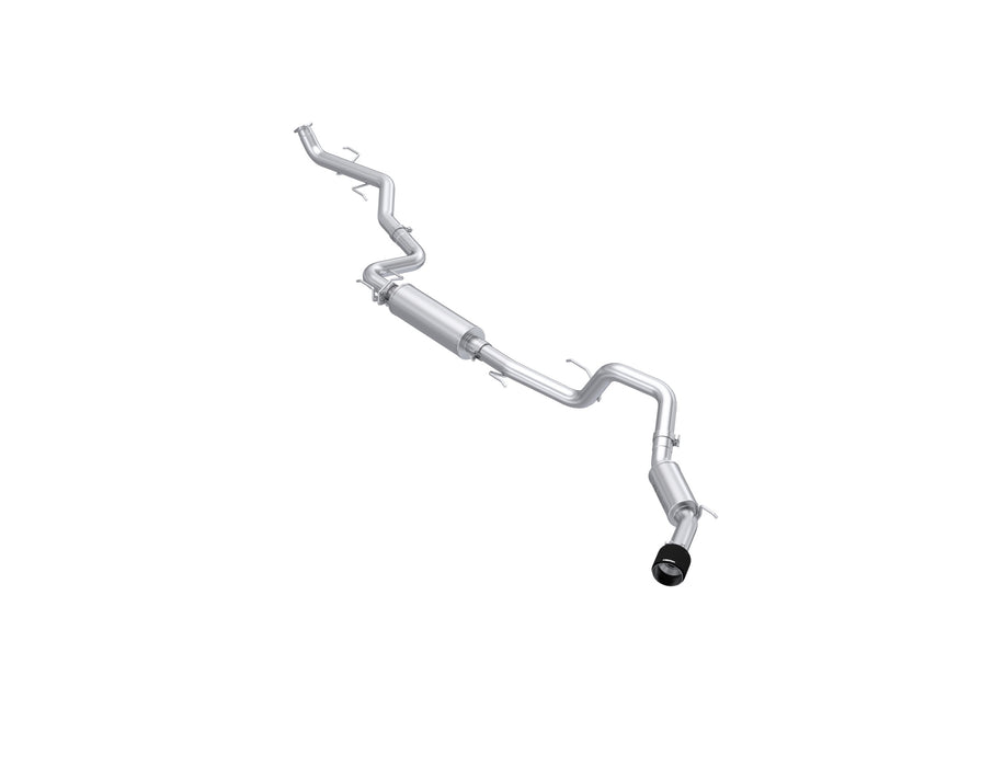 MBRP Exhaust T304 Stainless Steel 3 Inch Cat-Back Single Side Exhaust With Carbon Fiber Tip.