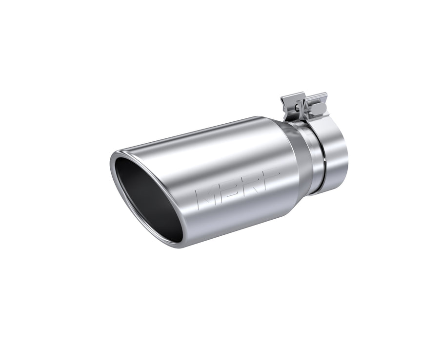 MBRP Exhaust 4.5in. OD; 3.2in. Inlet; 10in. In Length; Angled Cut Rolled End; T304