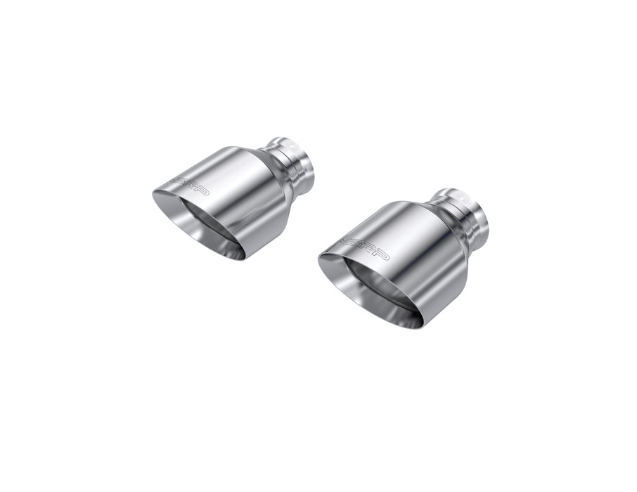 MBRP Exhaust 5in. OD SEC 70 Inlet 7.7in. In Length Dual Wall Angle Cut Tip Pairs.