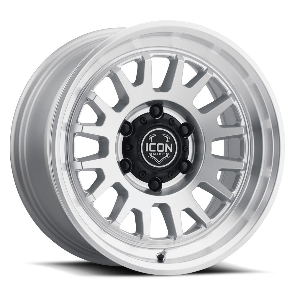 ICON Alloys Anza Silver Machined 17 X 8.5 / 6 X 5.5 0mm Offset