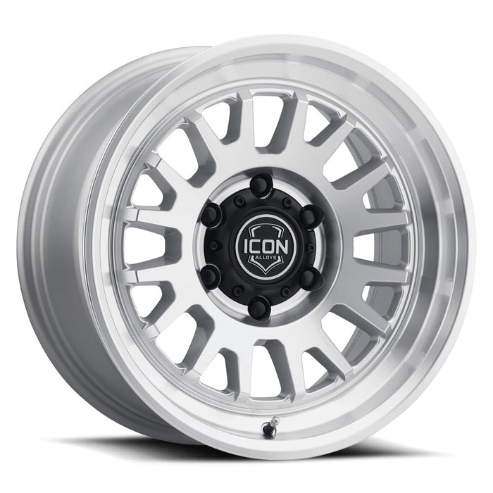 ICON Alloys Anza Silver Machined 17 X 8.5 / 6 X 5.5 0mm Offset 4.75" BS