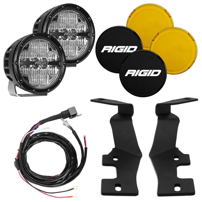 RIGID 2019+ Dodge RAM 2500/3500 A-Pillar 6 In. 360-Series LED Light Kit