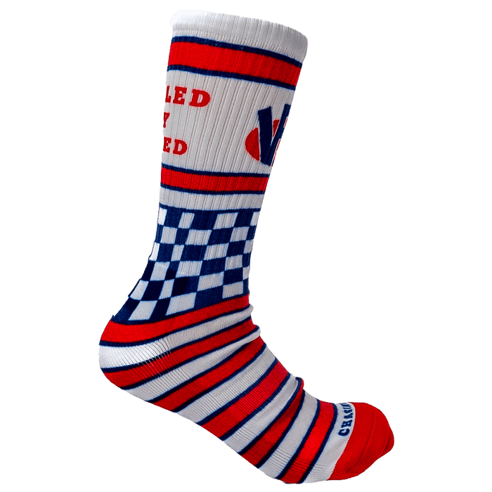 Chasing Checkers Sock