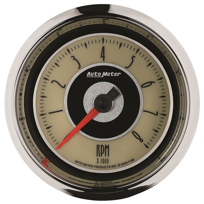 3-3/8 In. IN-DASH TACHOMETER 0-8000 RPM CRUISER