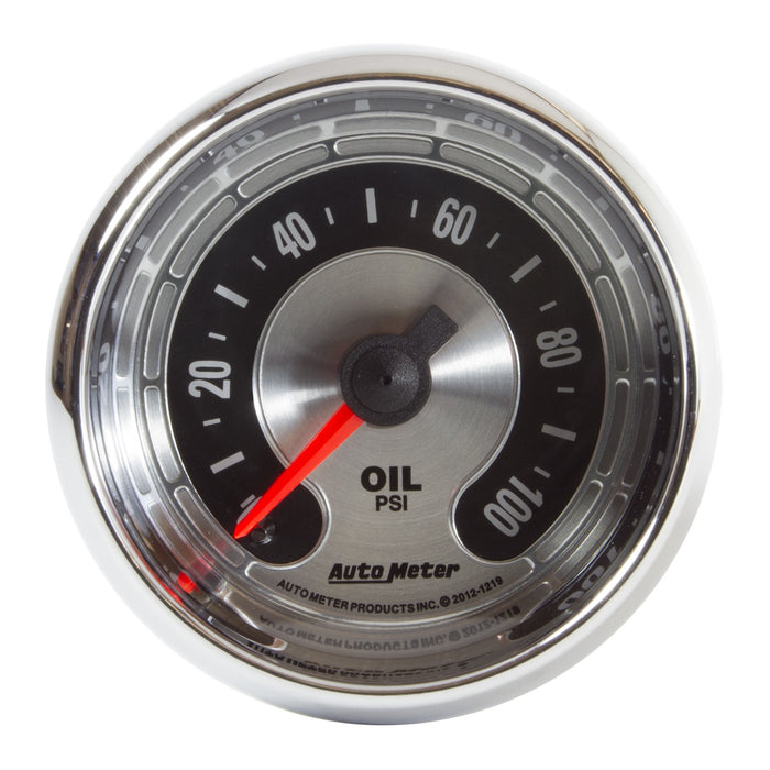 2-1/16 In. OIL PRESSURE 0-100 PSI AMERICAN MUSCLE