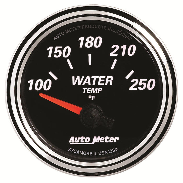 2-1/16 In. WATER TEMPERATURE 100-250 Fahrenheit DESIGNER BLACK II