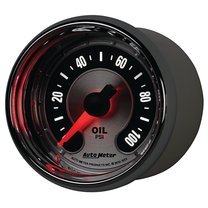 2-1/16 In. OIL PRESSURE 0-100 PSI AMERICAN MUSCLE