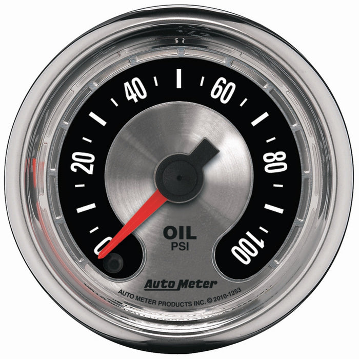 2-1/16 In. OIL PRESSURE 0-100 PSI AMERICAN MUSCLE