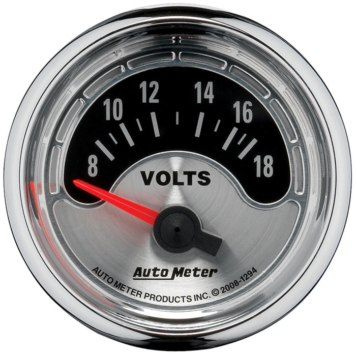 2-1/16 In. VOLTMETER 8-18V AMERICAN MUSCLE