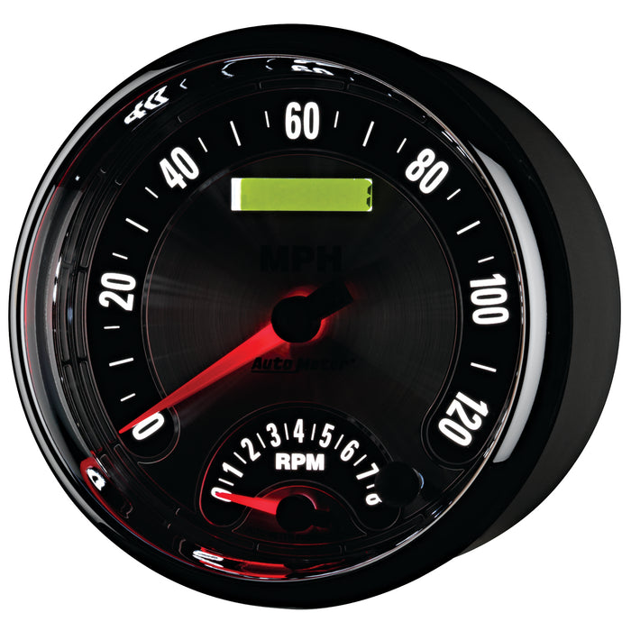 5 In. TACHOMETER/SPEEDOMETER COMBO 8K RPM/120 MPH AMERICAN MUSCLE