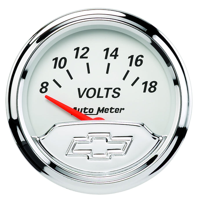 2-1/16 In. VOLTMETER 8-18V CHEVY VINTAGE