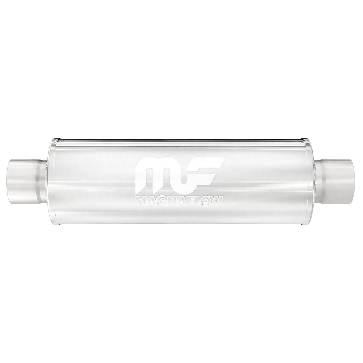 MagnaFlow 6in. Round Straight-Through Performance Exhaust Muffler 1416 ...