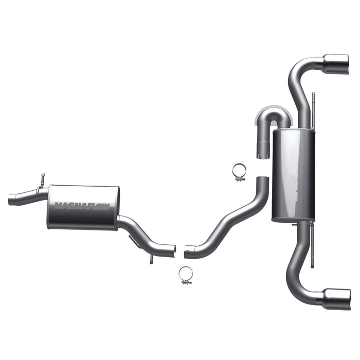 MagnaFlow 2008-2009 Audi TT Quattro Touring Series Cat-Back Performance Exhaust System