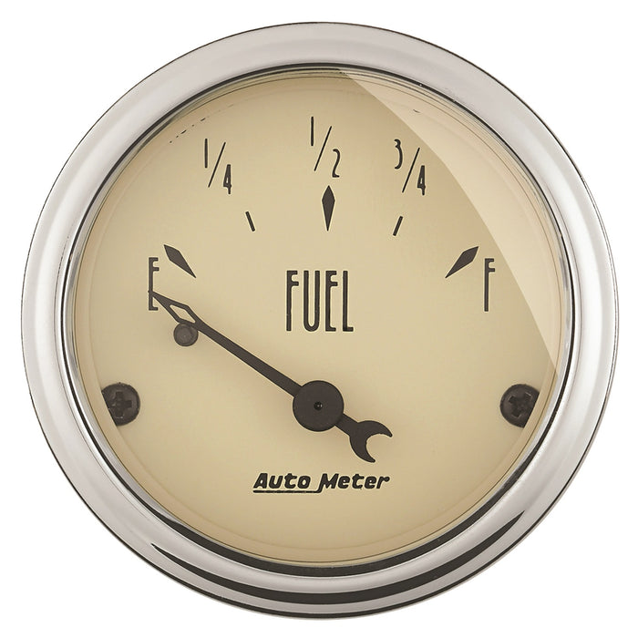 2-1/16 In. FUEL LEVEL 0-90 O ANTIQUE BEIGE