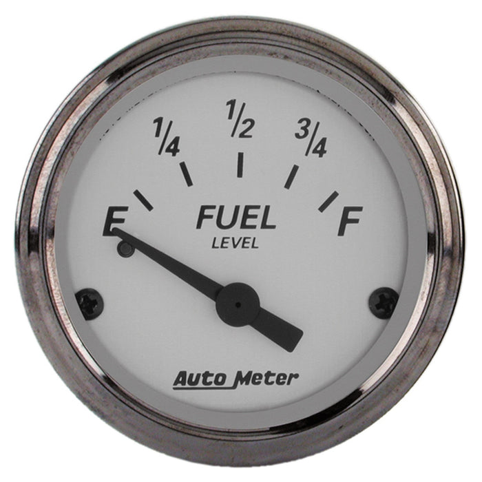 2-1/16 In. FUEL LEVEL 0-90 O GM SILVER